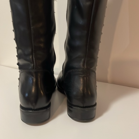 ITALIAN SHOEMAKERS Jarisa Black Leather Knee Boot 8.5 in like-new condition. - Picture 4 of 5
